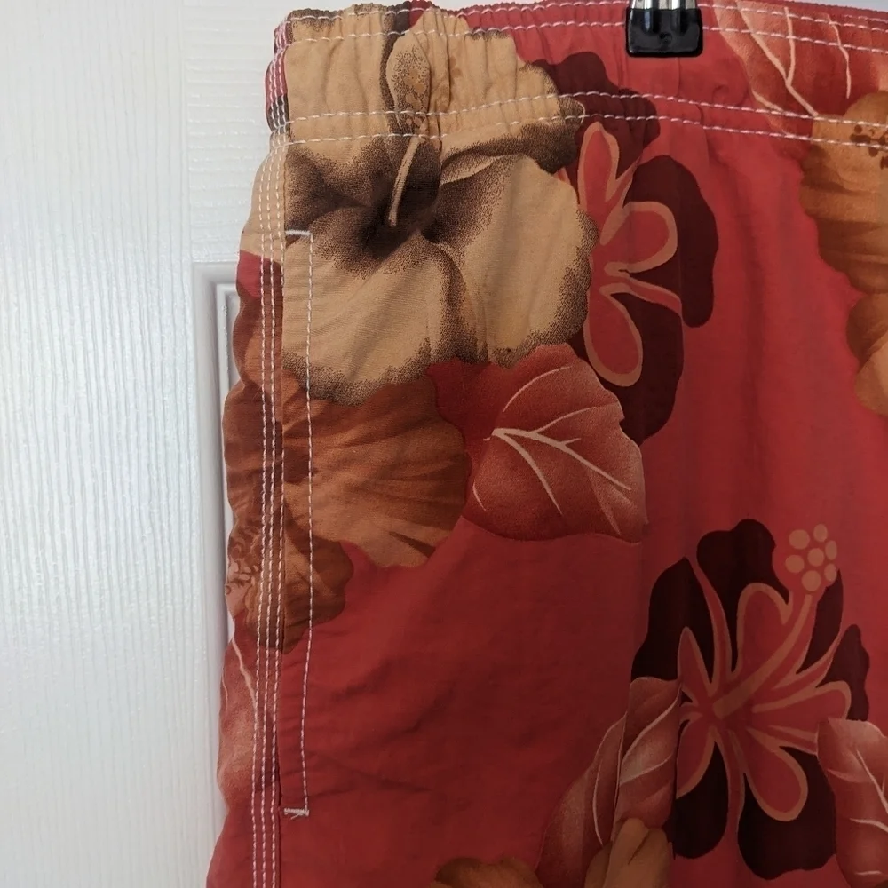 Men's TOMMY BAHAMA Tropical Hawaiian Print Swim Trunks